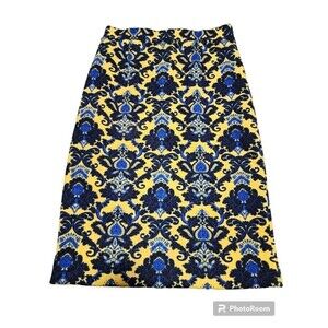 BRIXON IVY Stitch Fix Alyssa Printed Pencil Skirt Size Medium